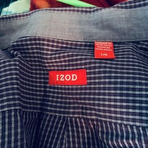 Gently used IZOD purple LS large shirt